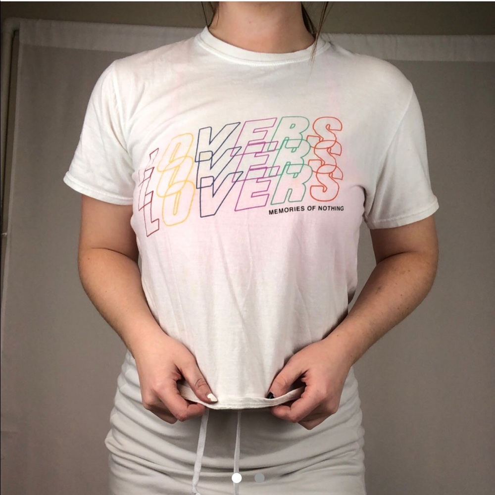 Urban Outfitters White Graphic Tee